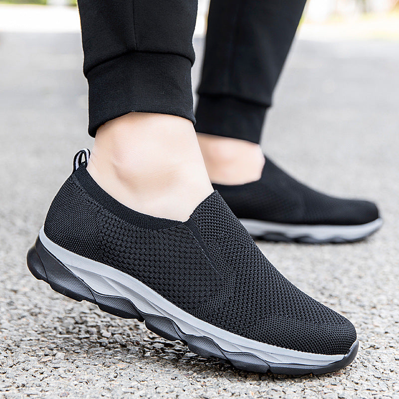 Damen Komfortable Slip-On Laufschuhe EB