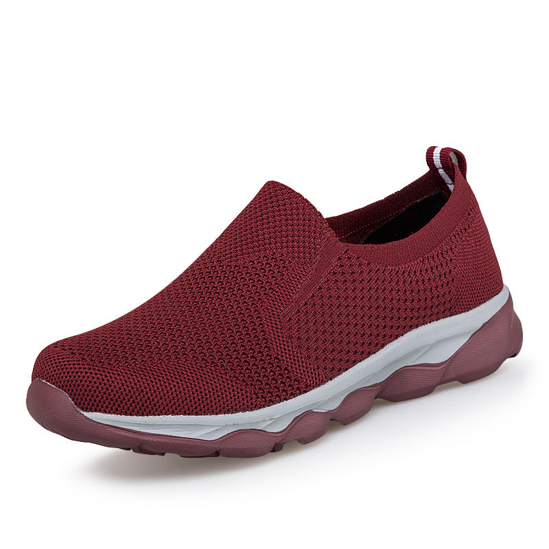 Damen Komfortable Slip-On Laufschuhe EB