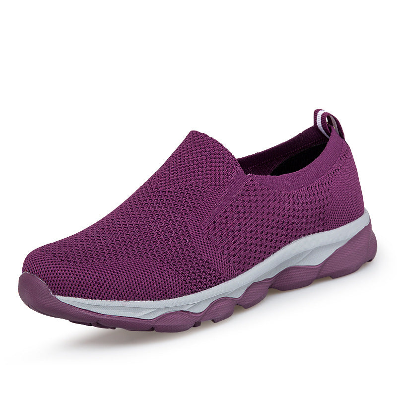 Damen Komfortable Slip-On Laufschuhe EB