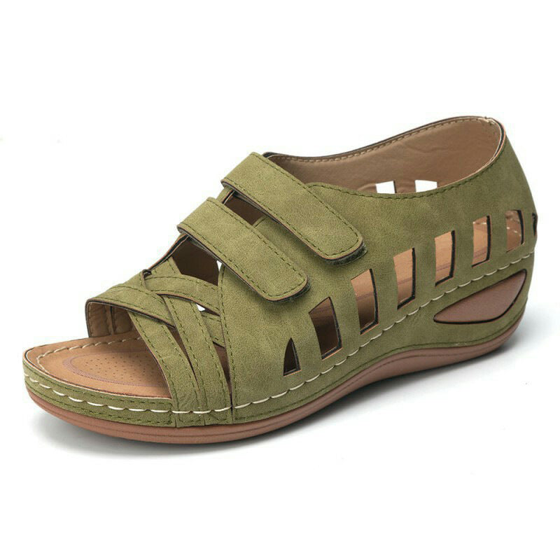 Damen Komfortsandalen mit atmungsaktivem Netzdesign und verstellbaren Riemen EB