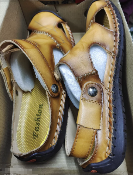 EB | Herren Barfuss Sandalen Schwarz