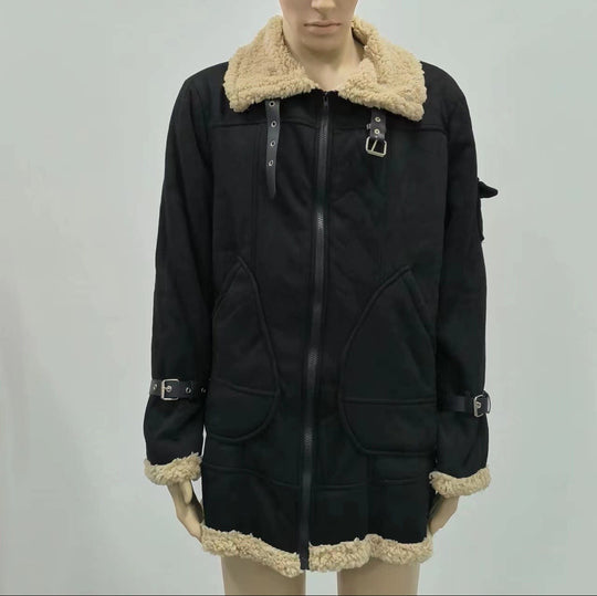 EB | Camel Stilvolle Fliegende Lederjacke für Männer