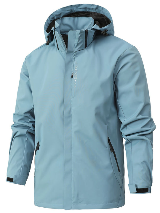 EB | Herren Stylischer Kapuzenwindbreaker - Bequeme Outdoorbekleidung