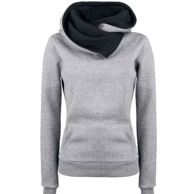 Damen Kapuzenpullover mit asymmetrischem Schnitt EB