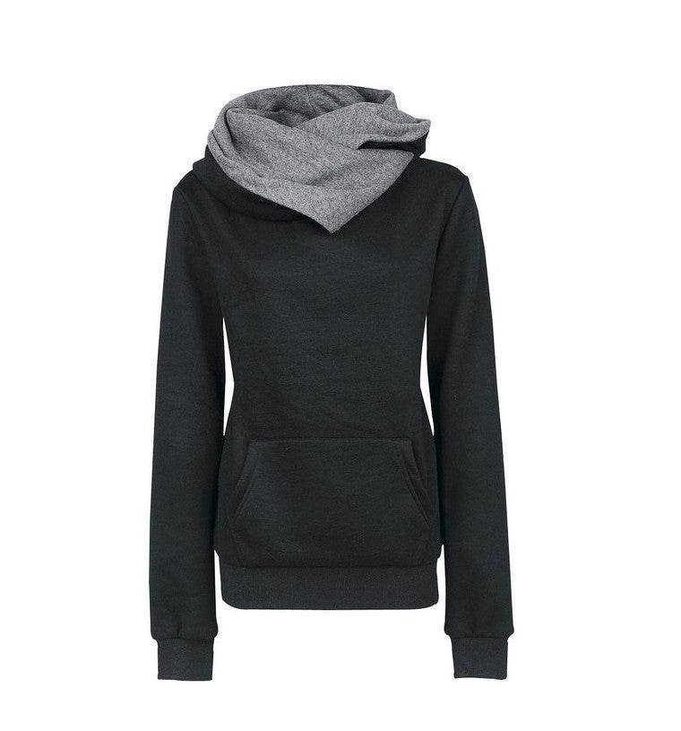 Damen Kapuzenpullover mit asymmetrischem Schnitt EB