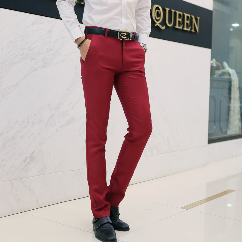 Herren nan tapered Komfort-Chino mit Stretchbund und dezenter Bügelfalte EB