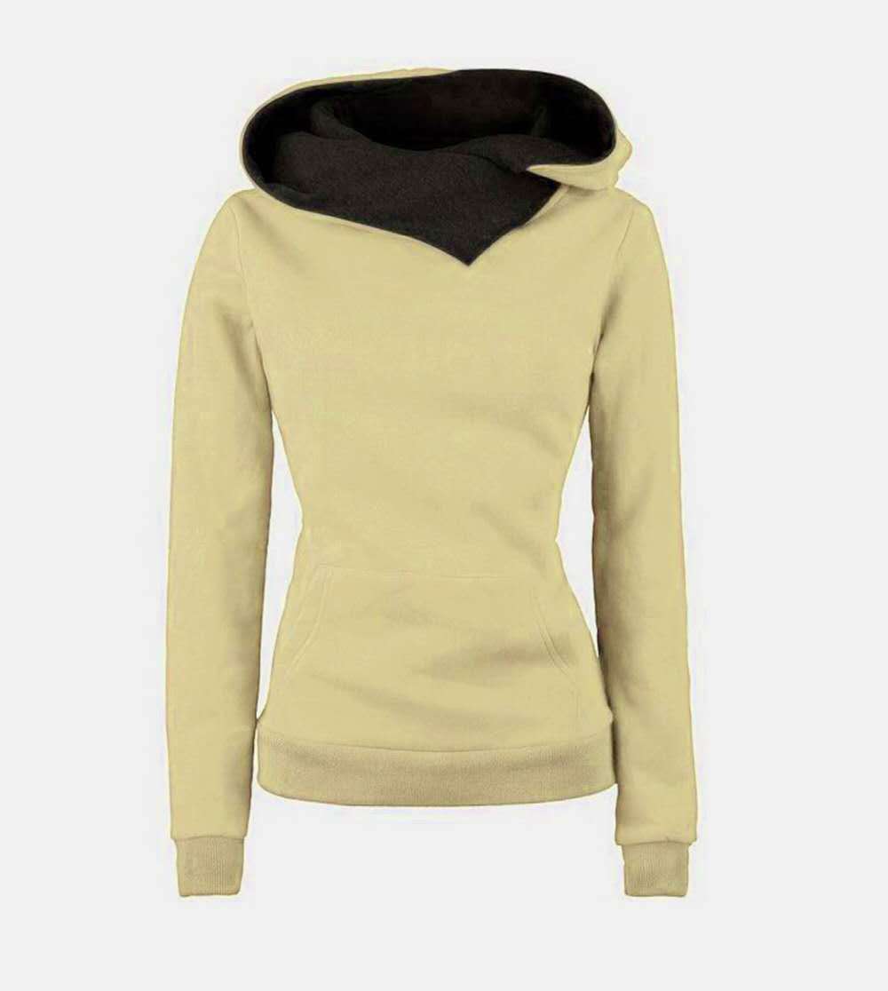 Damen Kapuzenpullover mit asymmetrischem Schnitt EB
