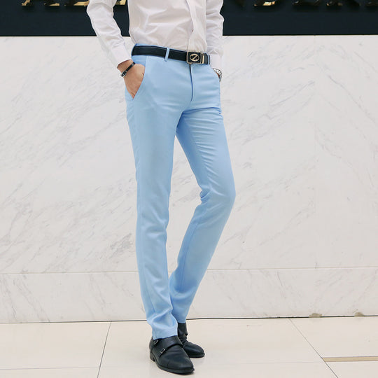 Herren nan tapered Komfort-Chino mit Stretchbund und dezenter Bügelfalte EB