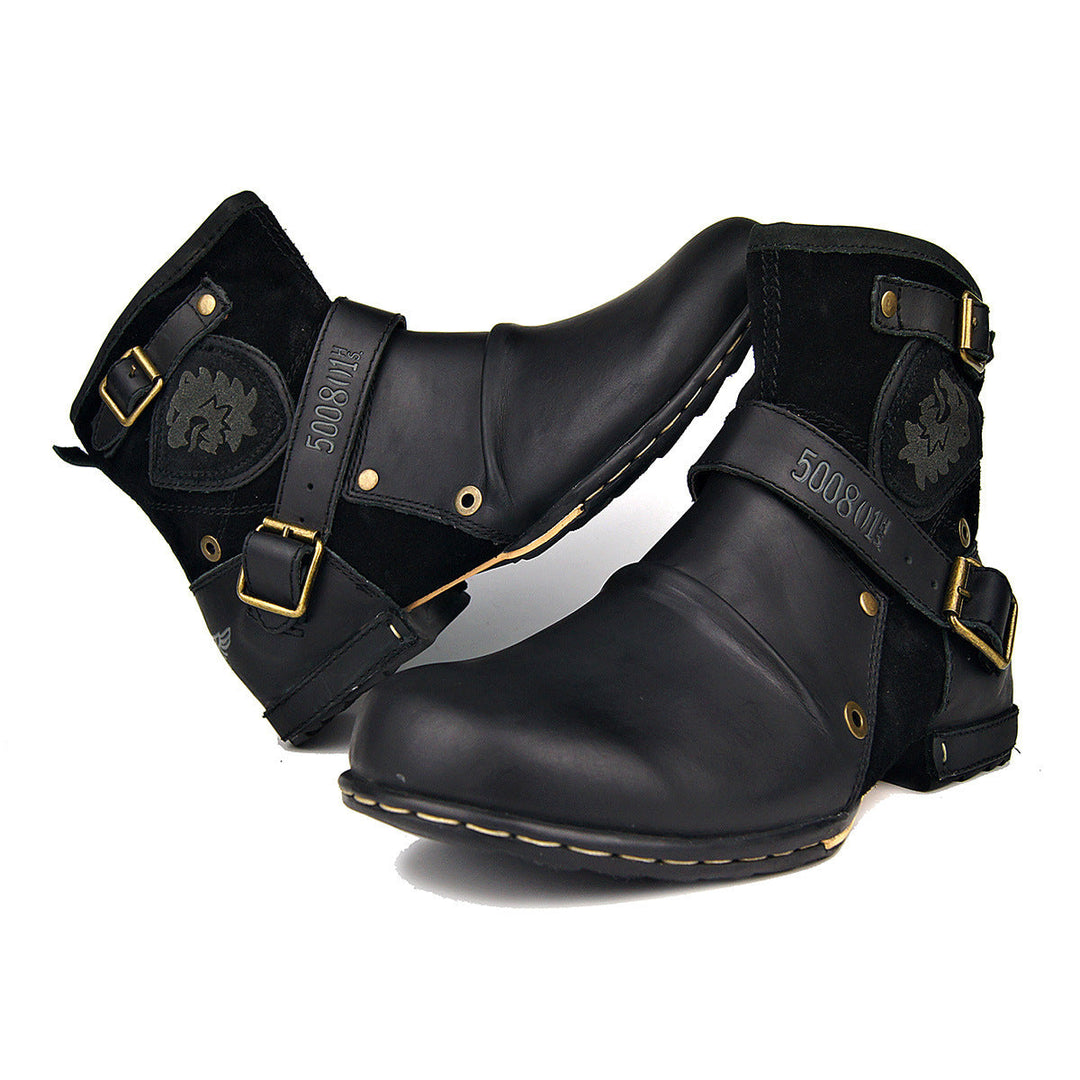 Exklusive Herrenstiefel im Vintage-Stil EB