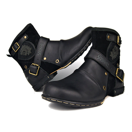 Exklusive Herrenstiefel im Vintage-Stil EB