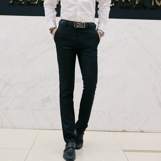Herren nan tapered Komfort-Chino mit Stretchbund und dezenter Bügelfalte EB