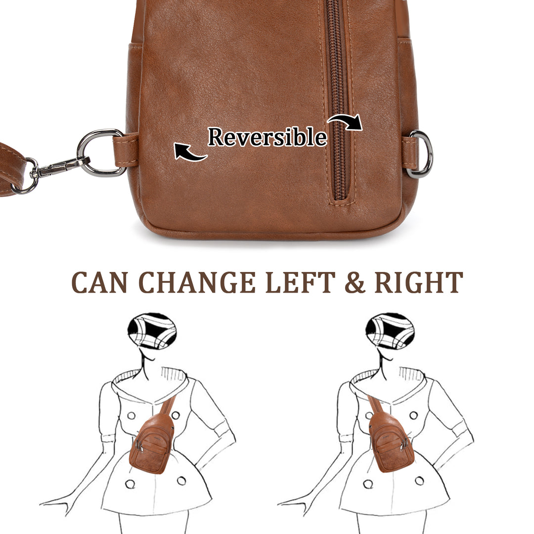 EB | Lässige Elegante Crossbody PU Schultertasche