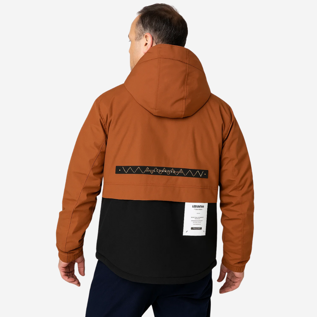 EB | Herren Outdoor-Jacke gepolstert mit abnehmbarer Kapuze