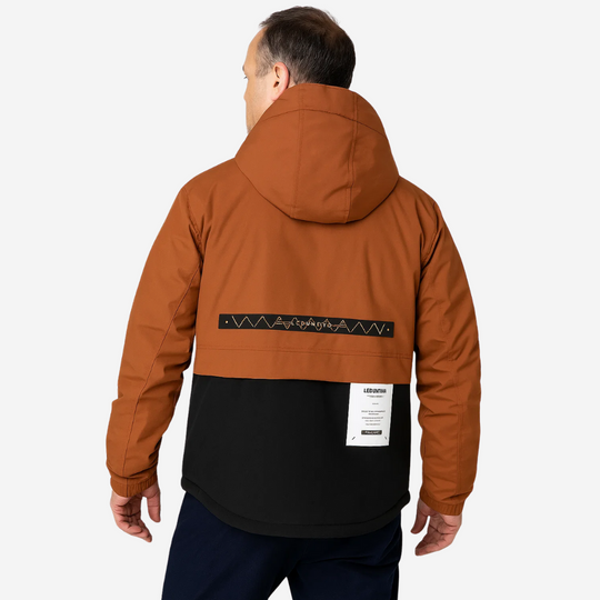 EB | Herren Outdoor-Jacke gepolstert mit abnehmbarer Kapuze