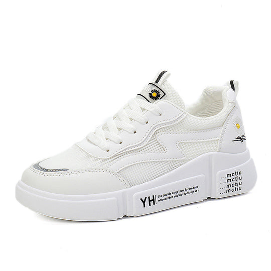 Damen Sportliche Sneaker mit atmungsaktivem Mesh-Obermaterial und komfortabler Dämpfung EB