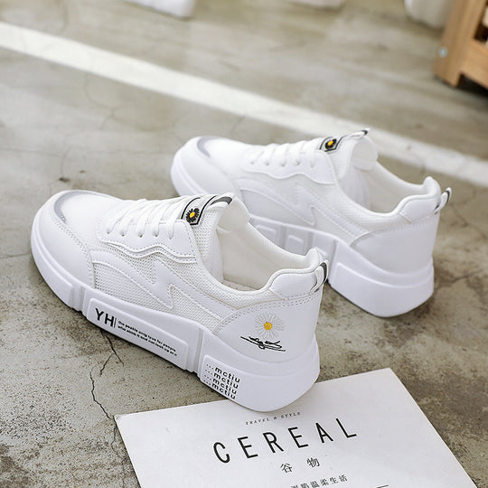 Damen Sportliche Sneaker mit atmungsaktivem Mesh-Obermaterial und komfortabler Dämpfung EB