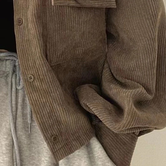 EB | Lässige, Bequeme Cord-Jacke für Den Alltag
