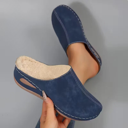 Damen-Mokassins mit Fleecefutter EB EB