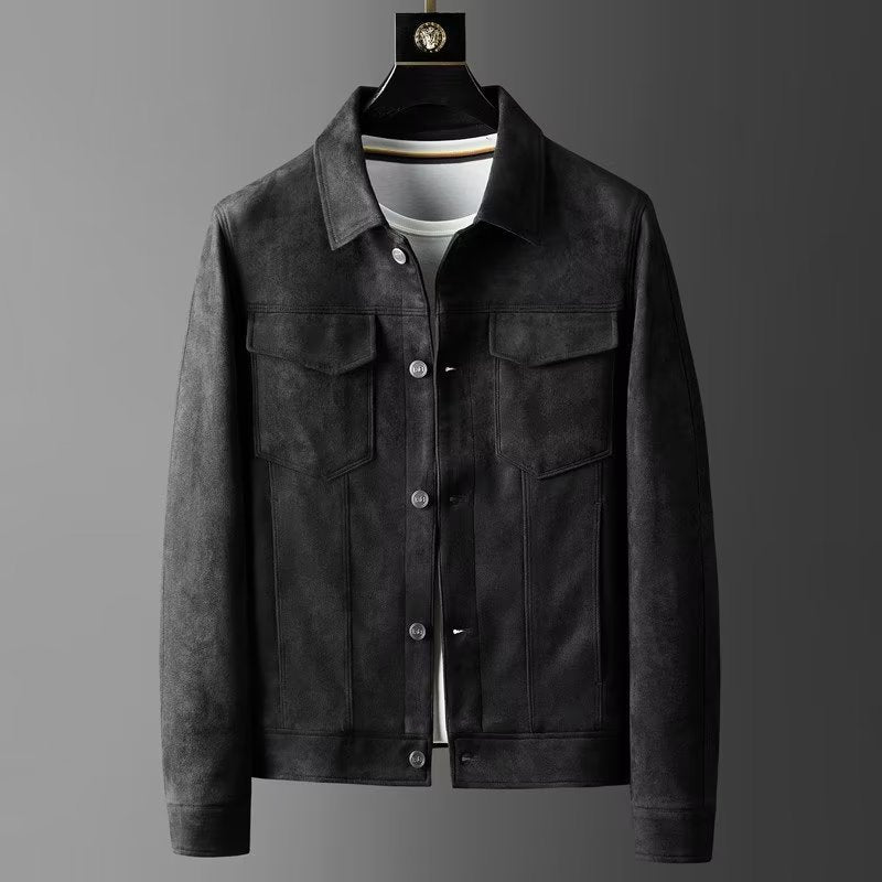 EB | Klassische Wildlederjacke für Männer