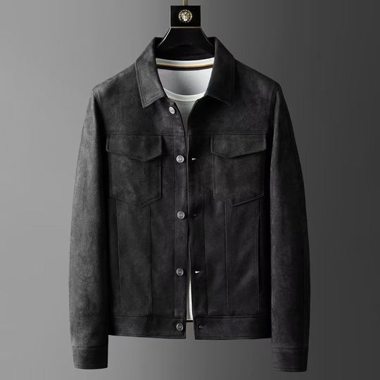 EB | Klassische Wildlederjacke für Männer