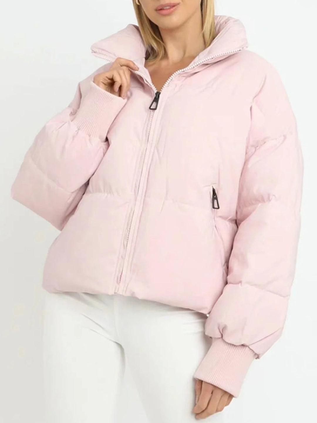 EB | Kurze Pufferjacke mit Reißverschluss - Reißverschluss