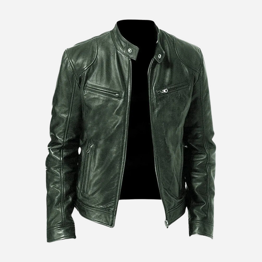 EB | Stylische Moto-Lederjacke