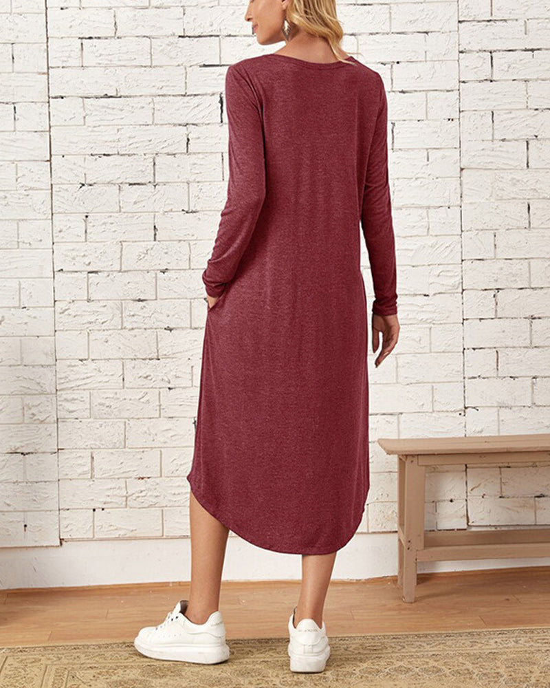 EB | Lockeres Kleid mit Taschen