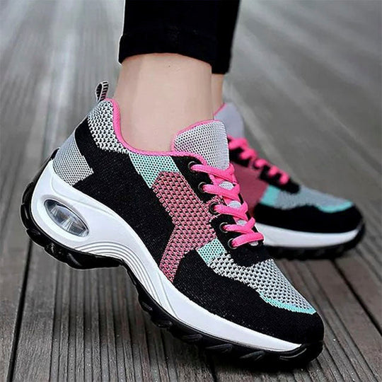 Atmungsaktive Farbblock-Sneaker EB