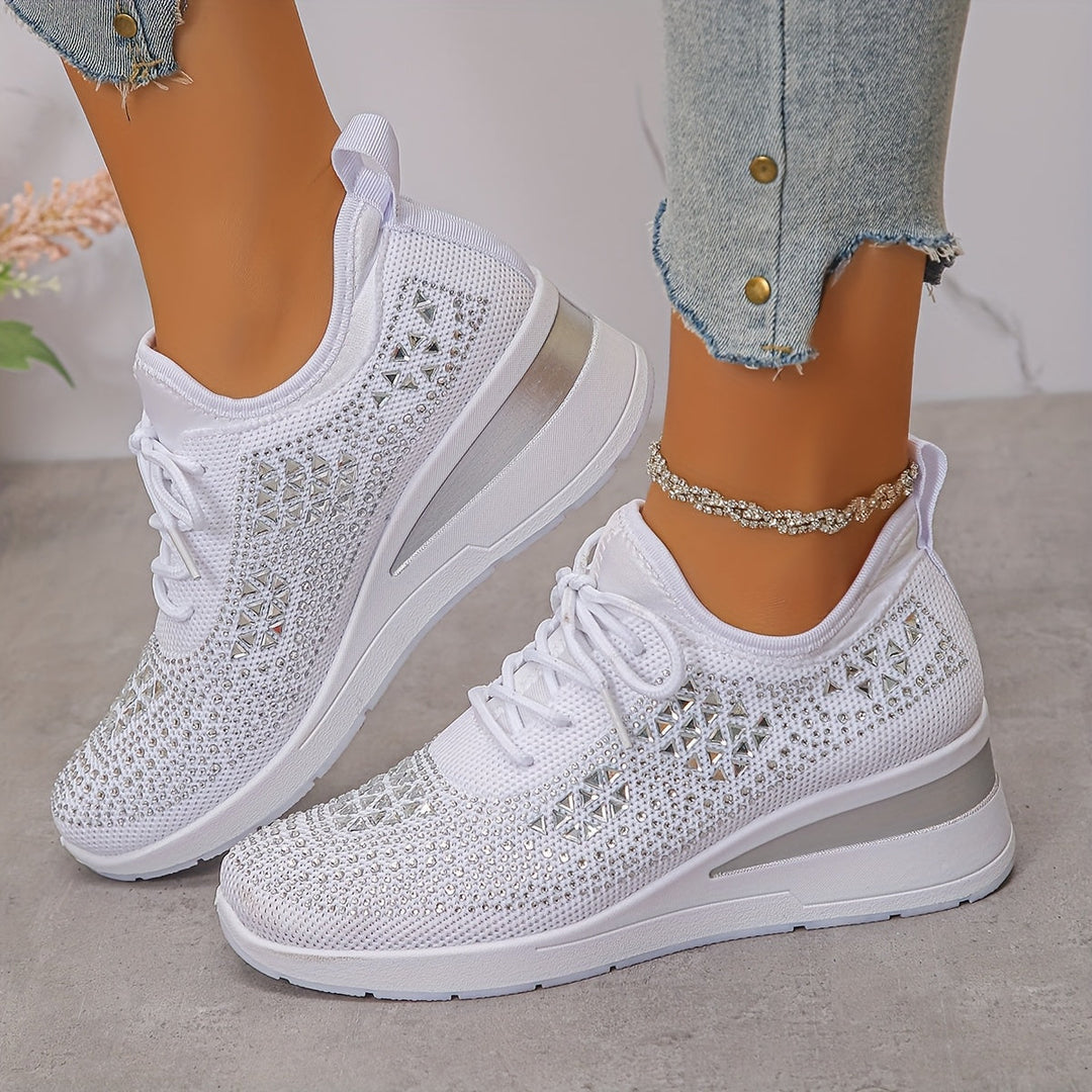 Elegante Sneakers mit Strasssteinen EB EB