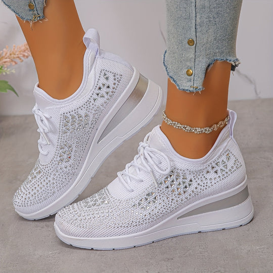 Elegante Sneakers mit Strasssteinen EB EB