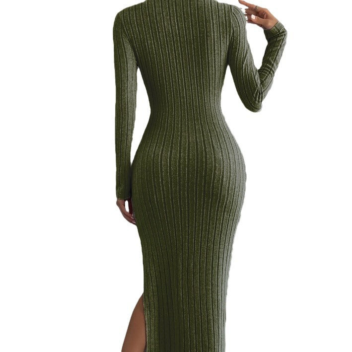 EB | Gestricktes Langes Kleid für Frauen