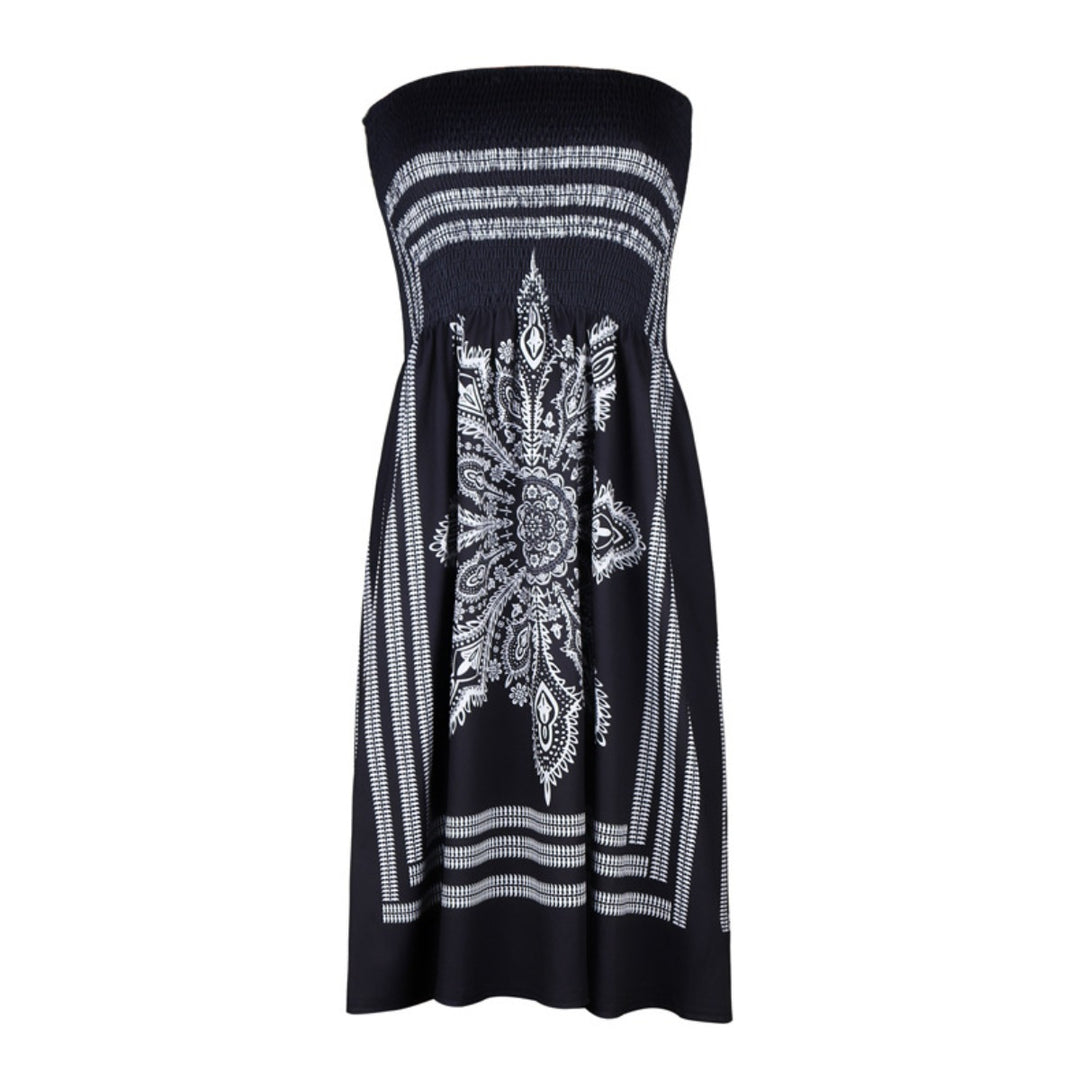 EB | Bedrucktes Röhrentop-Kleid