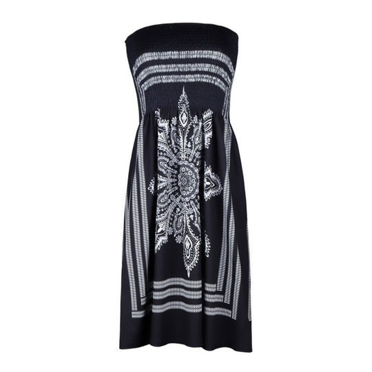 EB | Bedrucktes Röhrentop-Kleid