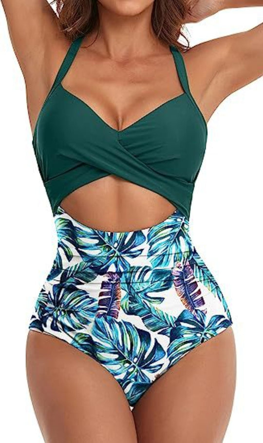 EB | Hohler rückenfreier Bikini mit engen Trägern