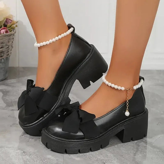 Klassische Damenslipper aus Leder, stilvoll & komfortabel EB EB