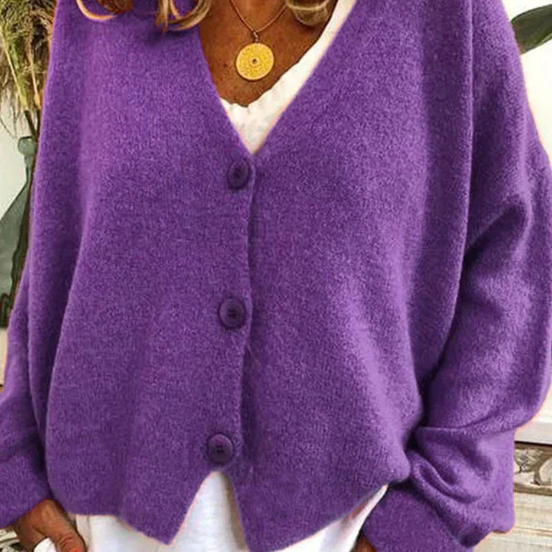 EB - Schicke Herbst Einfarbige Lockere Pullover für Frauen