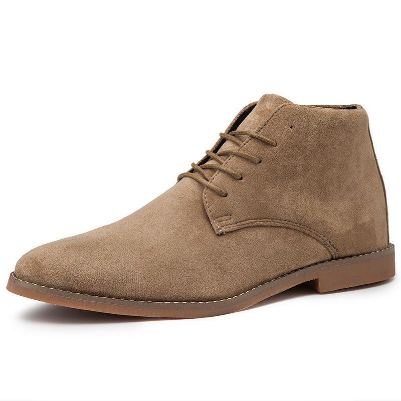 Modische Halbhohe Herrenschuhe mit Schnürsenkeln EB