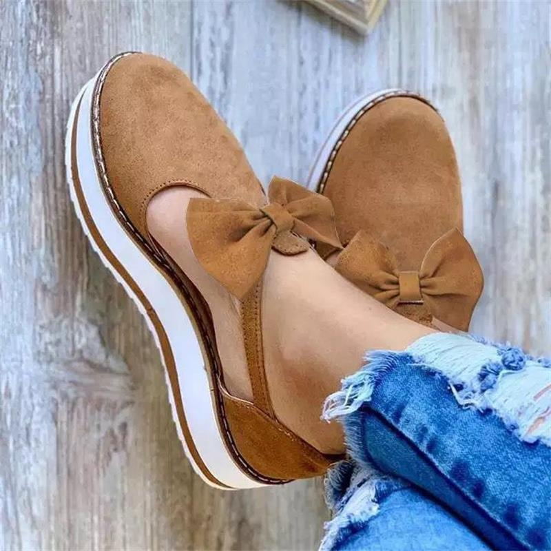 Damen Clogs mit modischem Schleifenelement und rutschfester Sohle EB