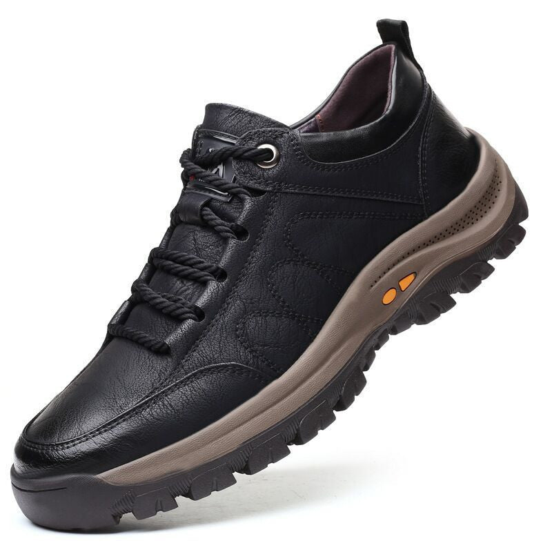 Herren Elegante Leder Komfortschuhe EB