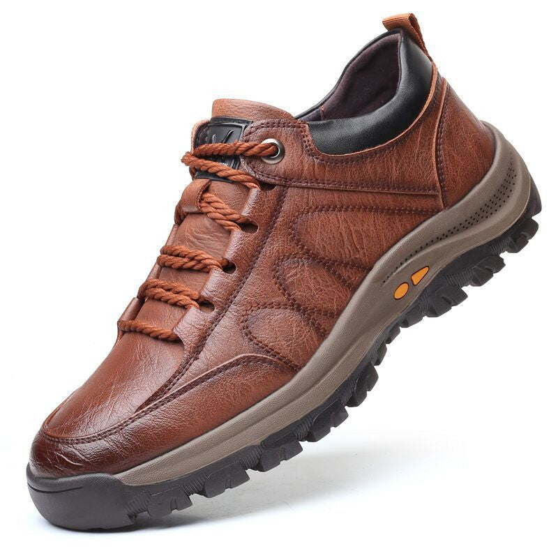Herren Elegante Leder Komfortschuhe EB