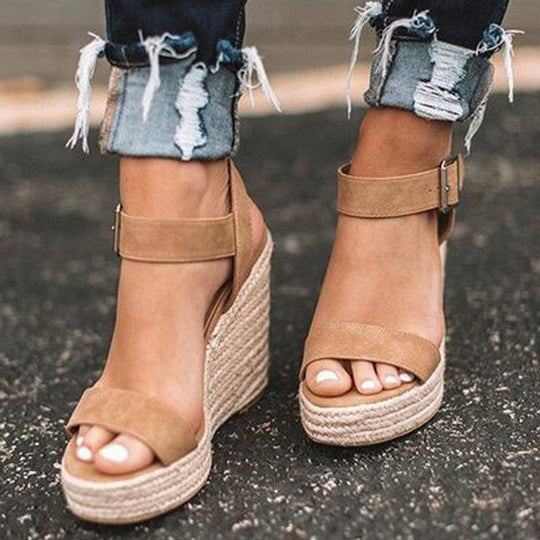 Orthopädische Keilabsatz-Sandalen | Komfort trifft auf Eleganz EB