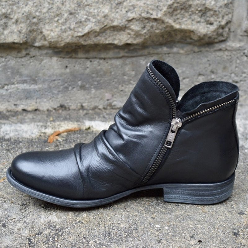 EB | Lederstiefel mit Reißverschluss