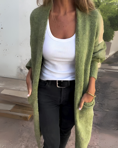 EB | Lässiger Strick Cardigan mit Taschen