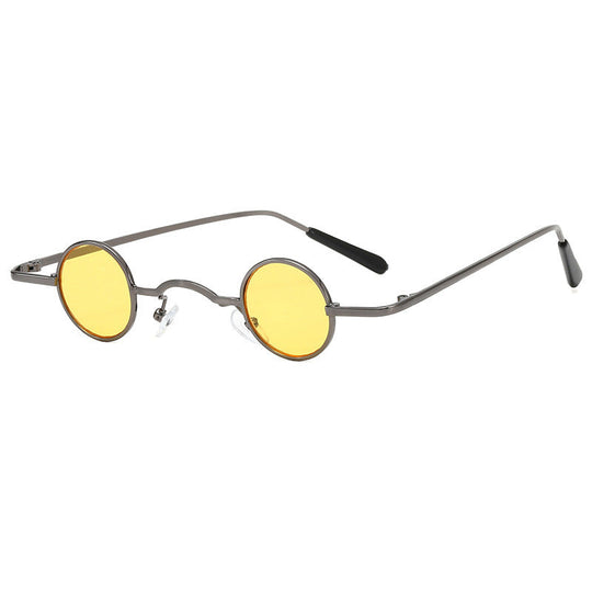 EB | Retro Sonnenbrille mit Kleinem Runden Rahmen für Herren