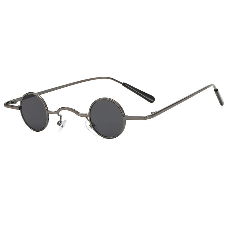 EB | Retro Sonnenbrille mit Kleinem Runden Rahmen für Herren