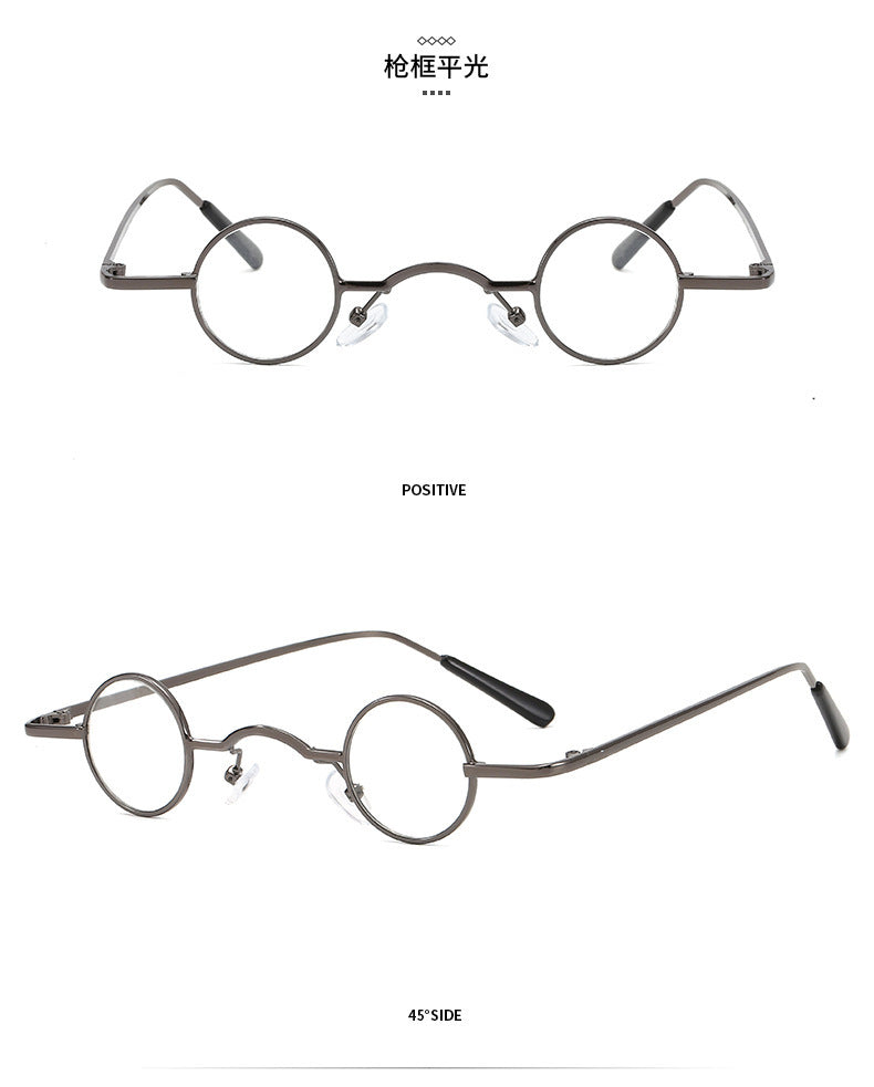 EB | Retro Sonnenbrille mit Kleinem Runden Rahmen für Herren