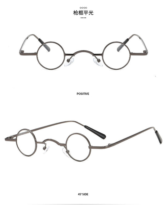 EB | Retro Sonnenbrille mit Kleinem Runden Rahmen für Herren