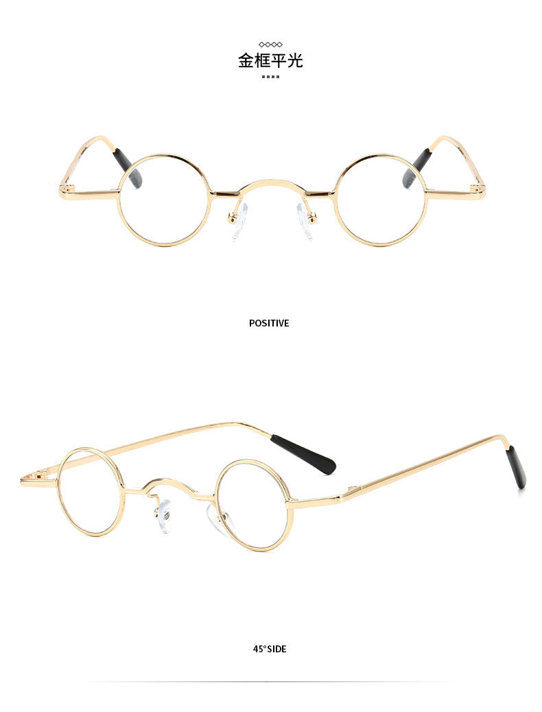 EB | Retro Sonnenbrille mit Kleinem Runden Rahmen für Herren