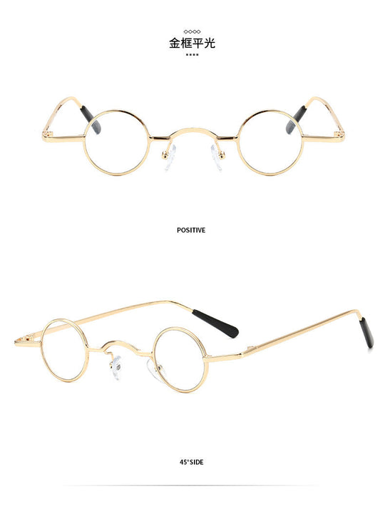 EB | Retro Sonnenbrille mit Kleinem Runden Rahmen für Herren