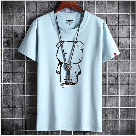 EB | Lustiges Anime Bären T-Shirt für Herren